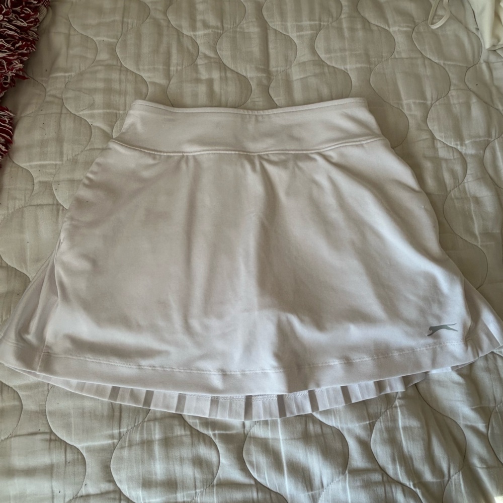 Slazenger White Pleated Skater golf Skirt